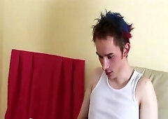 Load of sperm into his anus