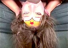 Breeding Wonder Woman's Constricted Mouth Into a Sloppy Mess