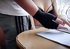 دختر دانشجو خونه دوست پسر درس نخونیم بکن منو ایرانی amateur college gal +eighteen
