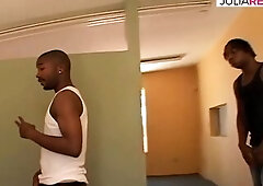 blond got ebony dick anal screwed