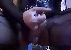 CD in lether with nice cumshot