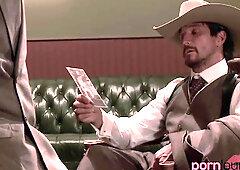 Wild west orrgy babes suck & get plowed