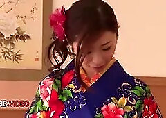 Ayumi Shinoda Sizzles with Kimono-Clad Blowjob Showdown