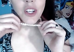Pearl necklaces are joy