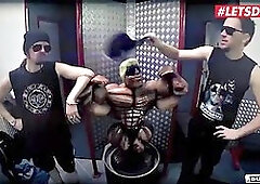 LETSDOEIT - Thicc German Blonde Gets Fucked In the Sex Bus