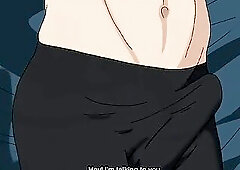 My Boyfriend Took off My Underwear and Kept Rubbing His Cock Against My Ass - Cartoon