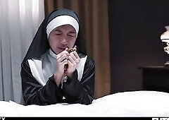 Nuns Have Unholy Screw When One Of 'Em Grows A Massive Rod