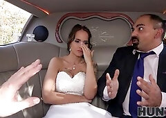 Bride Gets Fucked In Car In Front Of Her Husband