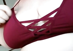 Large Breasts in a Small Brassiere