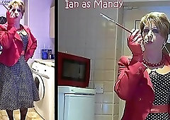 Holder smoking pansy faggot Ian