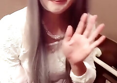 Lady sundress Movies to urinate in the restroom