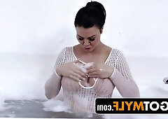 The Buxom Stepmother, Jasmine Jae, Finds Herself Consumed By Lustful Thoughts Involving Her Stepson, Causing Her Core To Become Intensely Aroused