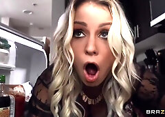 Kenzie Taylor And Seth Gamble - Big-hootered Wife Gets Her Ass Fucked