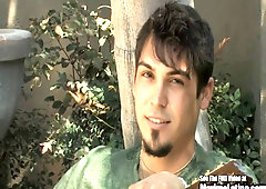 When he's not playing guitar, he's wanking his rod