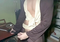 Masturbated, youthful, amateur