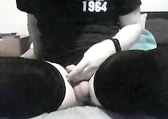 playing with my sissy clitoris , i love rubbing it . i wamt to be drilled in my sissy snatch until i breakdown