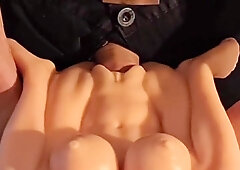 FPOV - Your warm associate takes your cock-squeezing cooter after the tryst