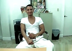 Dude gets his ass buttered in office gay