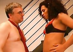 Tgirl in hawt underware rammed on the daybed and is cumming all over herself.