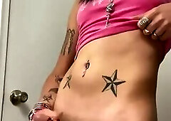 Goth teen cum 3