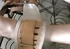 Bondage whore Ashley Renee gets toyed by master BDSM porn