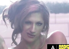 Transgender Lesbo Makes Her Oriental Assistant SQUIRT!