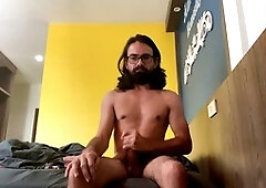 Big dick solo, furry, big cumshots