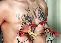 Horny and nasty blonde German bitch gets tied up by her master and lets him spank her hot ass until getting all red in this BDSM scene.