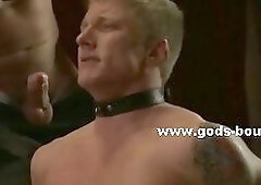 Athletic tatooed tied gay boys bdsm