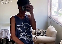 Gay jerking off, gay stroking dick, wank