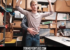 Heterosexual Bony Youngster Man Shoplifter Intercourse With Mary Officer