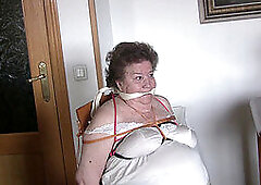 Ssbbw, granny bondage, granny ssbbw big dildo