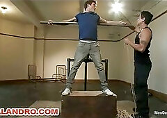 Straight Stud Lance Hart  Endures Bondage