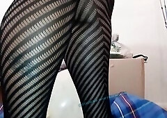 Amateur big beautiful woman Balloon Popping & Bouncing W/ My Thick Bitch goddess Booty- Fan requested