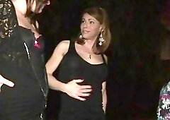 Three shemales fucking one amazing babe