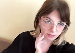 Marvelous brunette hair demanstrates her glamorous body