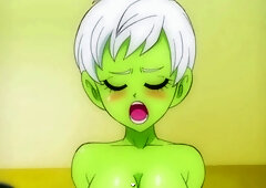 Car Toon In Dragon Ball Lost Chapter - Fucking Cheelais Cute Green Pussy