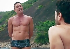 Hot three-way with Latino babes involving anal sex