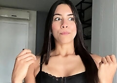 Brunette Solo Webcam Masturbation