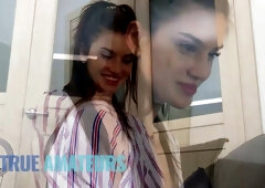 Bubble butt Stefany Kyler Rides her Bfu2019s cock POV and gets tight ass fucked deep - True amateur
