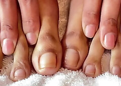 Clear Toe and Finger Nails Fetish