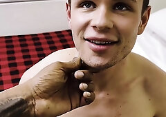 Twink shoves entire BBC down the butt hole for surreal pleasures