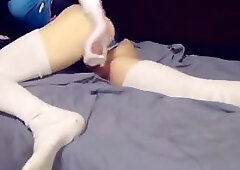 Zoe Sixxx crossdresser cosplay strokin