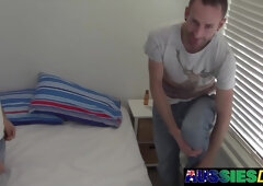 Hung Aussie Mason Throws His Big Dick To Lewis Hungry Hole