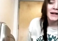 Brunette Solo Webcam Masturbation