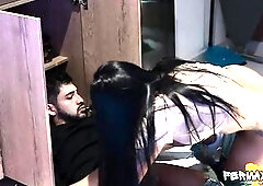 Hawt Latin babe floozy bangs the plumber - MarianaSandoval & FerMaxwellx