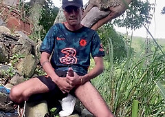 I was so naughty that I throated my own trouser snake and came in my gullet