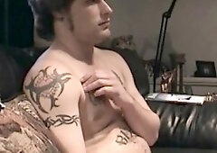 Gay seduces straight guy into busting a nut in amateur encounter