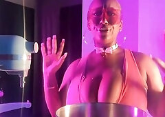 MASSIVE Jugs in the Kitchen - Cum Make Butter