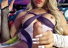 Amazing epic load of self facial cumshot Shemale Queen